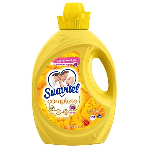 Suavitel Complete Liquid Fabric Softener, Morning Sun Scent, 100 fl oz