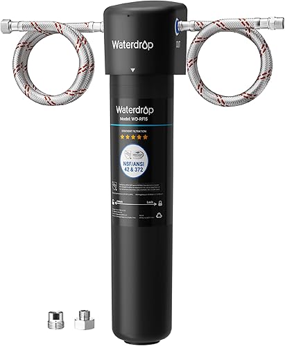 Waterdrop 15UA Under Sink Water Filter System, 19000 Gallons, Reduces — Real-world performance testing in action