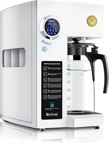 Bluevua RO100ROPOT Countertop Reverse Osmosis Water Filter System, Por — Our recommended configuration for best results