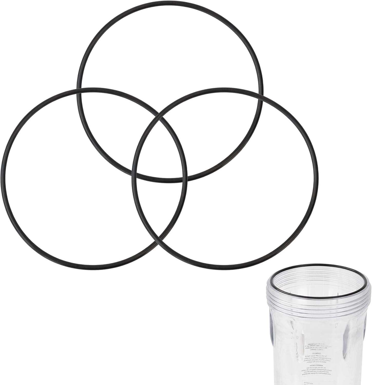 Eiahonen Repalcement for GE HHRING/ WS03X10054 O-Ring for Whole Home Filtration Models GXWH30C, GXWH35F, GXWH38F, GXWH38S,...