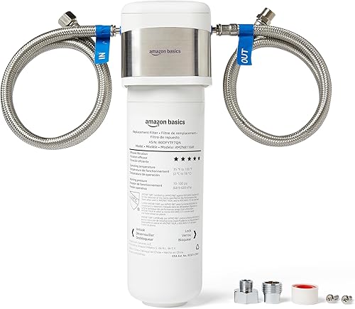 Amazon Basics Under Sink Water Filter System, NSF/ANSI 42 & 372 Certif — Real-world performance testing in action