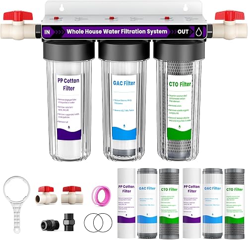Whole House Water Filter System, 3-Stage Home Water Filtration System — Side-by-side comparison of top picks in this category
