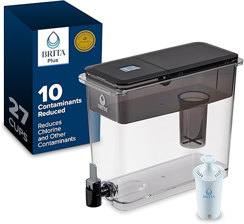 Brita Extra-Large 27-Cup Water Dispenser with BritaPlus Filter, WQA NS — Build quality and design details up close