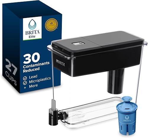 Brita Extra-Large 27-Cup Elite Water Filter Dispenser, WQA NSF/ANSI Ce — Build quality and design details up close