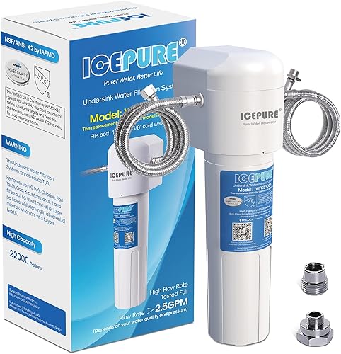 ICEPURE Under Sink Water Filter System, 3 Years or 22000 Gallons Ultra — Real-world performance testing in action