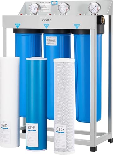 VEVOR Whole House Water Filter System, 3-Stage | Sediment, KDF, CTO | — Build quality and design details up close